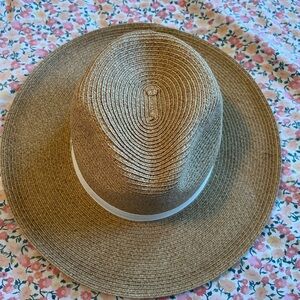Toucan Hats Exclusive Ivory wide brim sun hat from Tuckernuck